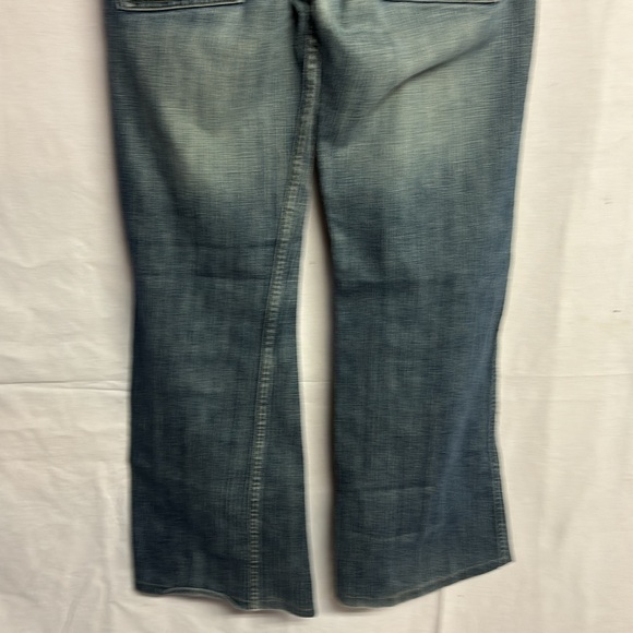 Diesel industry Women’s  Ravix Flared Jeans Size W32xL34 Hemmed to L28” - Picture 7 of 8